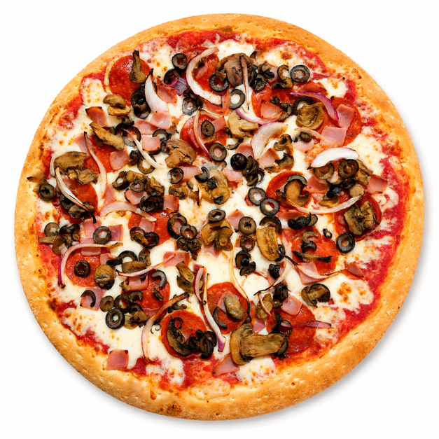 Pizza r&uacute;stica