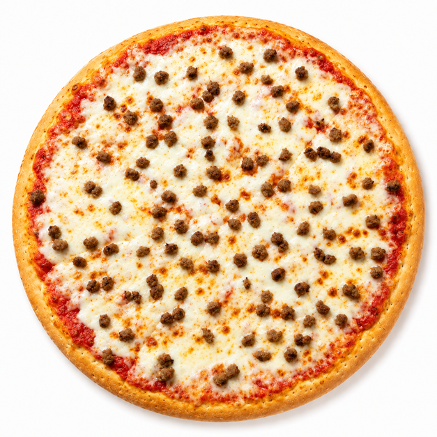 Pizza salchicha italiana