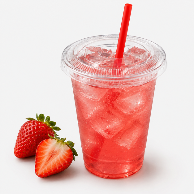 Soda artesanal de fresa