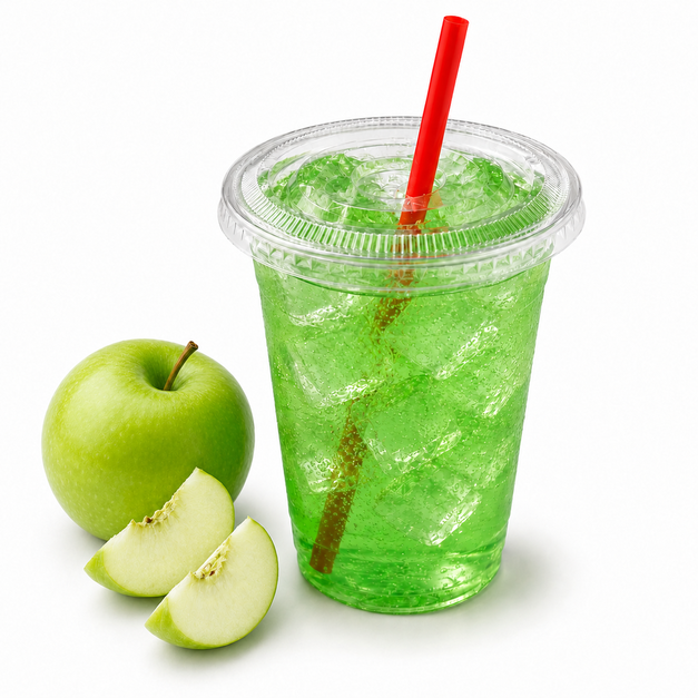 Soda artesanal de manzana verde